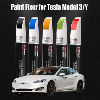 Дръжка за Ремонт на Автомобилната Боя Tesla Model 3 Highland Y X S 2023 2024 Аксесоари За Ремонт на заключващия механизъм на Автомобилната Боя Черен Бял Червен Син Сребрист