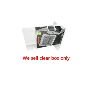 Кръгла прозрачна кутия с ДОМАШНИ-капак за НОВАТА версия на 3DS XL Pal EU цветна кутия за съхранение и демонстрация