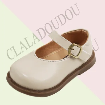 Claladoudou/ Модела Обувки на Принцесата За Детски Рожден Ден, Сватба Обикновена Прости Пролетни Обувки на фина подплата За Деца от 0-3 години