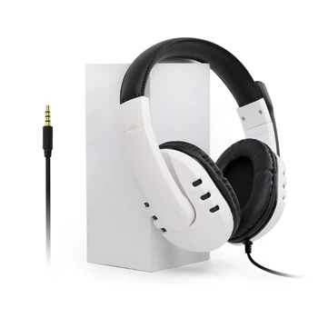 Слушалки с 3,5 мм, жичен носи етикет за услугата слушалки, слушалки с обемен стерео звук, микрофон с шумопотискане, слушалки за PC