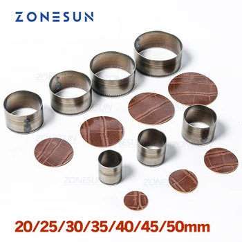 ZONESUN Full Steel Leather Die Cutting Стоманен Правило 20/25/30/50 мм, Кръглата Форма е За Пробиване Штамповочного Щракване За Рязане на Кожа, PVC