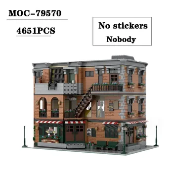 Градивен елемент на MOC-79570 Монтаж на апартаменти приятел, играчка модел за възрастни и деца, Коледна играчка за рожден Ден, Подарък за украса