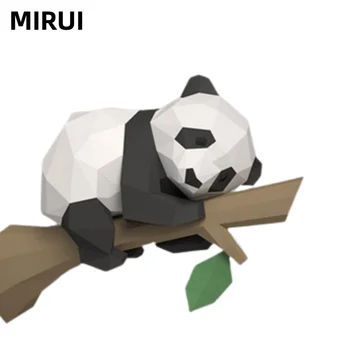 Креативна 3D книжен модел на животното, Геометрично Оригами, декорация за дома за офиса, за Украса на стени, забавни аксесоари за детска маса