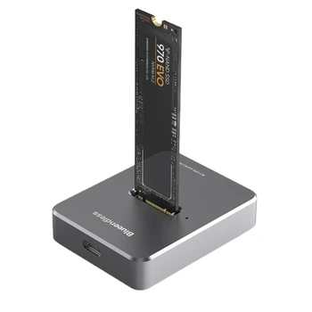 Blueendless Докинг станция M2 База Usb C SSD за корпуса на NVME/SATA HDD SSD Докинг станция за Твърд диск, за да M. 2 Enclo
