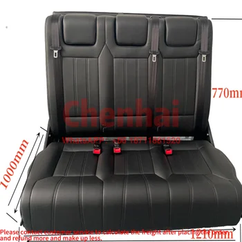 Фабричните доставка столче за кола Легло-Разтегателен диван-ван Регулируема седалка Сгъване на автомобила 3 седалки с мек механизъм