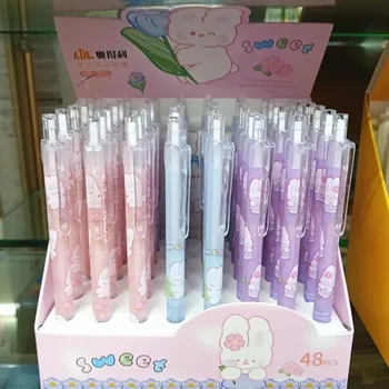 Механичен молив Sanrio 24/48шт Kawaii My Melody Сладки бебешки канцеларски материали, учебни пособия за студенти, канцеларски материали на едро