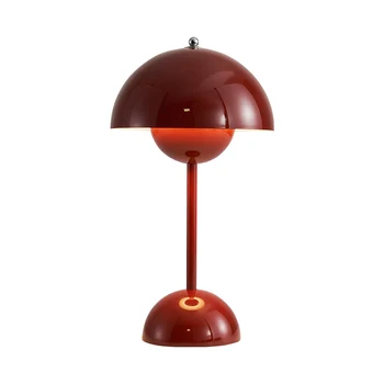 Настолна лампа в стил ретро с чувствителен на допир зареждане, украса прикроватной лампи в скандинавски стил в Америка