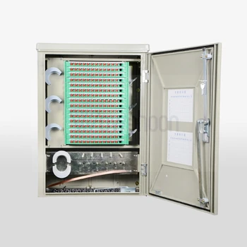 Обзавеждане Ftth FTTH 144-жилен шкаф за кръстосано свързване на далекосъобщителни съоръжения СОС, Водоустойчив Външен оптичен шкаф IP65