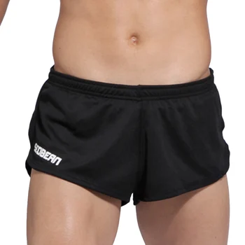 Популярните мъжки Спортни Домашни къси панталони бельо Свободни Обикновена Удобни Боксови гащи Мъжки колан Пижамные панталони за сън Пижами