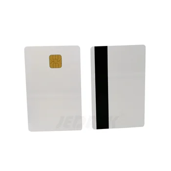 100ШТ Празна Бяла карта от PVC 4428 Информация за смарт карти Hico магнитна лента