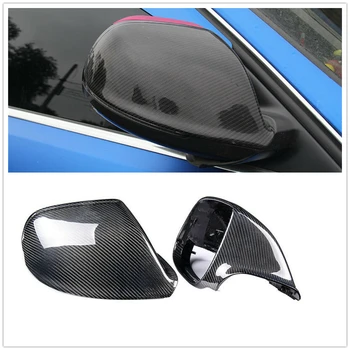Капак огледала от въглеродни влакна, калъф за обратно виждане, Задния капак, подмяна на корпуса за Audi Q5 SQ5 Q7 2009-2016