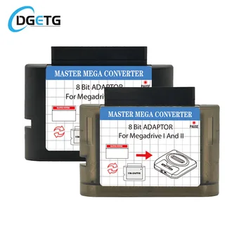 Конвертор слот касети Master System за 16-битови конзоли за игри SEGA Mega Drive I/II първо/второ поколение