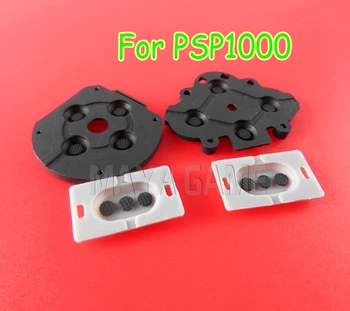Силиконова гума токопроводящая връзка с бутона на D-Pad, ремонт на тампони за контролер PSP1000 PSP 1000 100 компл./лот