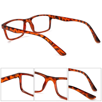 Ултра-леки очила за четене в рамка, за PC, Преносими Очила за далекогледство, Очила за грижа за очите с висока разделителна способност, Степен на защита + 1,00 ~ + 4,00