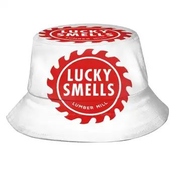 Лъки Smells Lumbermill Защита от ултравиолетови лъчи, сгъваеми шапки-кофи, Жени, мъже, Лого, Лъки Smells Lumbermill, Netflix, Серия от