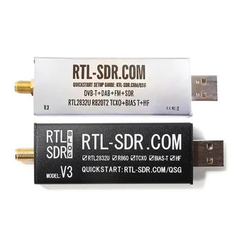 RTLSDR R820T2 RTL2832U 1PPM Конектор TCXO SMAFemale Програмируемо Радио с Антена/Без нея
