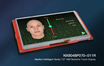 Интелигентна версия на екран съпротива 7-инчов интерфейс за взаимодействие човек-машина HMI Английската версия на NX8048P070-011R