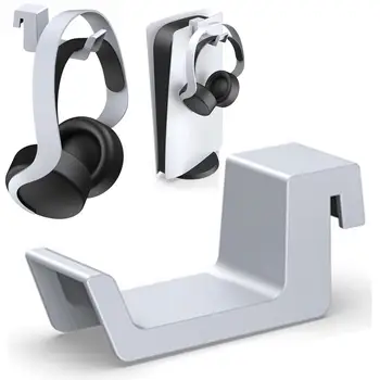 Аксесоари ForPS5 за Монтиране на стойки за слушалки за конзола Play Station 5, Противоскользящий набор от игри шапки, държач на кука за слушалки