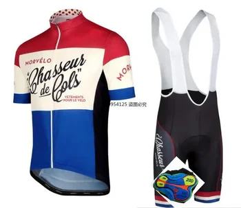 2019 НОВА Професионален Екип Morvelo Колоездене Джърси Комплекти МТВ Велосипед Дишащи шорти Облекло Ropa Ciclismo Bicicleta Maillot Suit8
