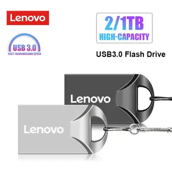 Lenovo 2TB Usb Стик Високоскоростен Метален Флаш памет 1TB 512GB 256GB Преносим Usb-диск Водоустойчив Memoria Usb Flash Disk