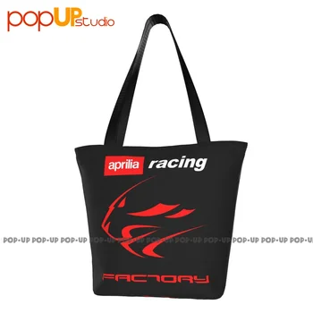 Логото на Aprilia Factory Racing смешни чанти, универсална чанта за пазаруване, чанта за съхранение