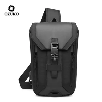 OZUKO Cross shoulder bag мъжки Многопластова Висококачествена Водоустойчива Чанта През Рамо Мъжки чанти-Месинджър за Юноши Мъже
