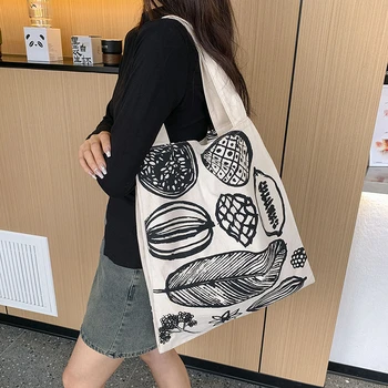 Ежедневна чанта за жени Благородна холщовая чанта Лесна чанта за книги Дамски преносима чанта за пазаруване Чанта през рамо с голям капацитет на жените