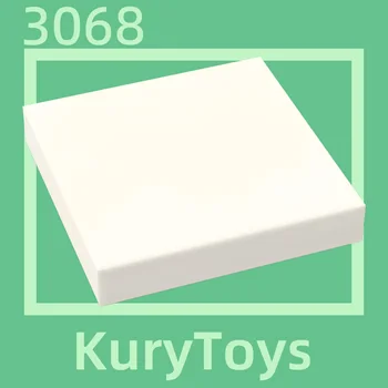 Kury Toys САМ MOC за 3068 10шт строителни блокове за плочки 2 x 2 с пазом за плоча