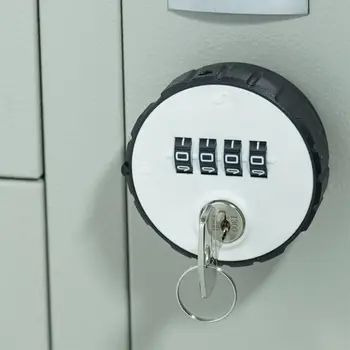 Челюстта заключване с 4 цифрови игри кодови брави за шкаф със сброшенным ключът, с капачка защитна врата