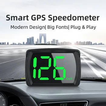Авто Led Дигитален Скоростомер HD С Цифров Дисплей Навигация За измерване на Скоростта на Колата