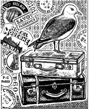 Прозрачни печати с птици, за scrapbooking със собствените си ръце/ производство на картички за забавни декорации A0266