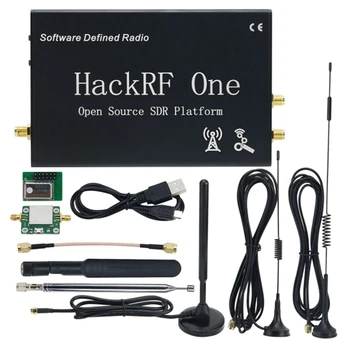 1 Mhz-6 Ghz За Hackrf One R9 V1.7.0 СПТ Програмно Дефинирани Радио В събирането на Черен Корпус С Антени LNA Здрав Лесен за използване