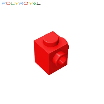 Строителни блокове Technicalalal 1x1 тухла с изпъкнали точки от двете страни 10ШТ Съвместими Монтажни частици Part Moc Toy 26604