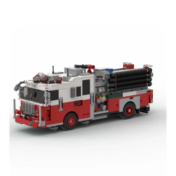 MOC-118429 Стълба на Пожарната Ню Йорк - Двигател 34 Адски Кухня 948шт Детски Блок Играчка направи си САМ Коледен Подарък За Рожден Ден