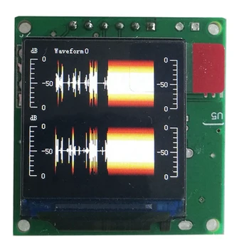 Модул за показване на музикалния спектър от 1,3-инчов LCD-MP3-усилвател на мощност, индикатор за нивото на звука, модул ритмо-балансиран VU-МЕТЪР