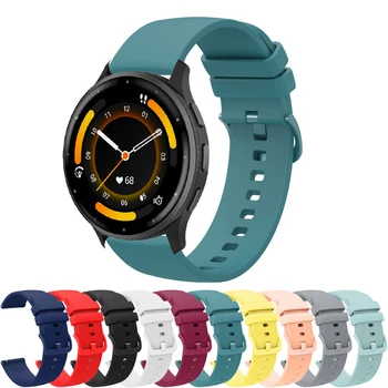 22 мм Силикон Каишка за Часовник Garmin Vivoactive 4 Smart Wristband Forerunner 265 255 Music 745 Гривна Venu 3/2 Въжета на китката