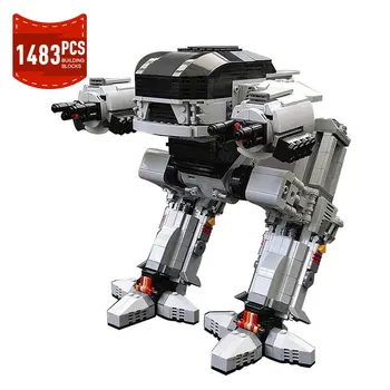 MOC Робот Mecha UCS Scale ЕД-209 Градивен елемент фигурка Герой на Филма В Събирането на Модел на MOC-83742 Робот Тухлена Играчка, Подарък за рожден ден