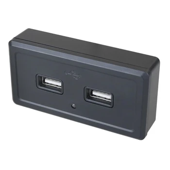 3.1 A Авто Двоен Черен ABS USB Порт, Изход 12V 24V LED за Автомобил с Ремарке RVS