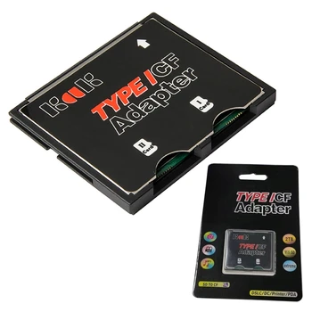 Здрав Двухслотовый Адаптер SDHC SDXC TF-CF Compact Flash Type I Card Converter Адаптер за Карта с памет P9JB