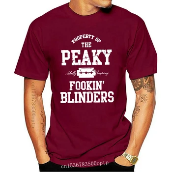 Нова тениска The Peaky Blinder, Мъжки Забавна тениска Fookin Shelby Bros Унисекс Тениска Мафията, Спортно облекло, Тениски