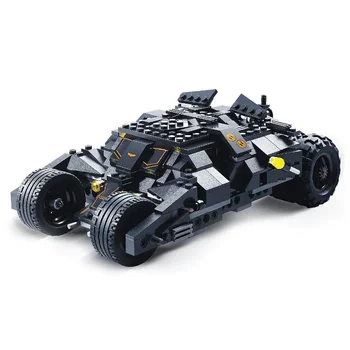 325шт Бэтмобиль Модел на превозното средство за Изграждане на елементи на Творчески Авто Чаша Набор от Тухли САМ Играчки Подаръци за Децата