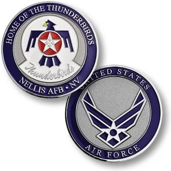 Монета Thurnderbirds Challenge военновъздушните сили на САЩ