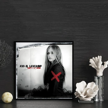 Avril Lavigne Под Кожата Ми Корица На Музикален Албум Плакат Платно Художествена Печат Начало Декор Стенни Живопис (Без Рамка)