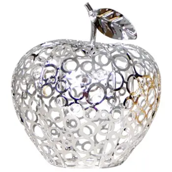 Декоративна ябълка, метално украшение за ябълки, декор за вашия работен плот, ютия декор за бродерия