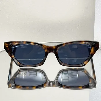 2023 Женски сексуални слънчеви очила, луксозни маркови дизайнерски слънчеви очила с ретро квадратни слънчеви очила 