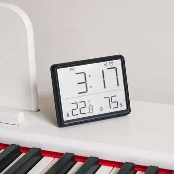 Фините и просто на Стената LCD Многофункционални Електронни Часовници с Температурен режим