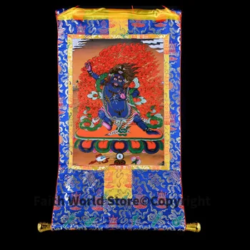 Търговия на едро будистки аксесоари-85СМ Thang-ха Тханка - ефективна Защита на Тибетския будизъм Картина на Буда Ваджрапани
