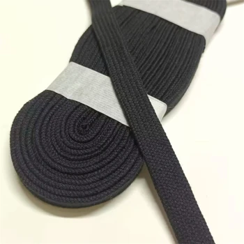 Черен кабел Ito/Sageo от естествен памук за японската katana Вакидзаси Танто