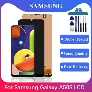 6,4-инчов TFT LCD-дисплей за Samsung Galaxy A50S SM-A507F LCD дисплей с сензорен екран Дигитайзер възли за Samsung Galaxy A50S LCD