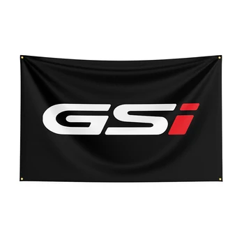 Флаг GSIs 90x150 см, авто банер от полиестер, украсени с дърворезба, за декор 1
